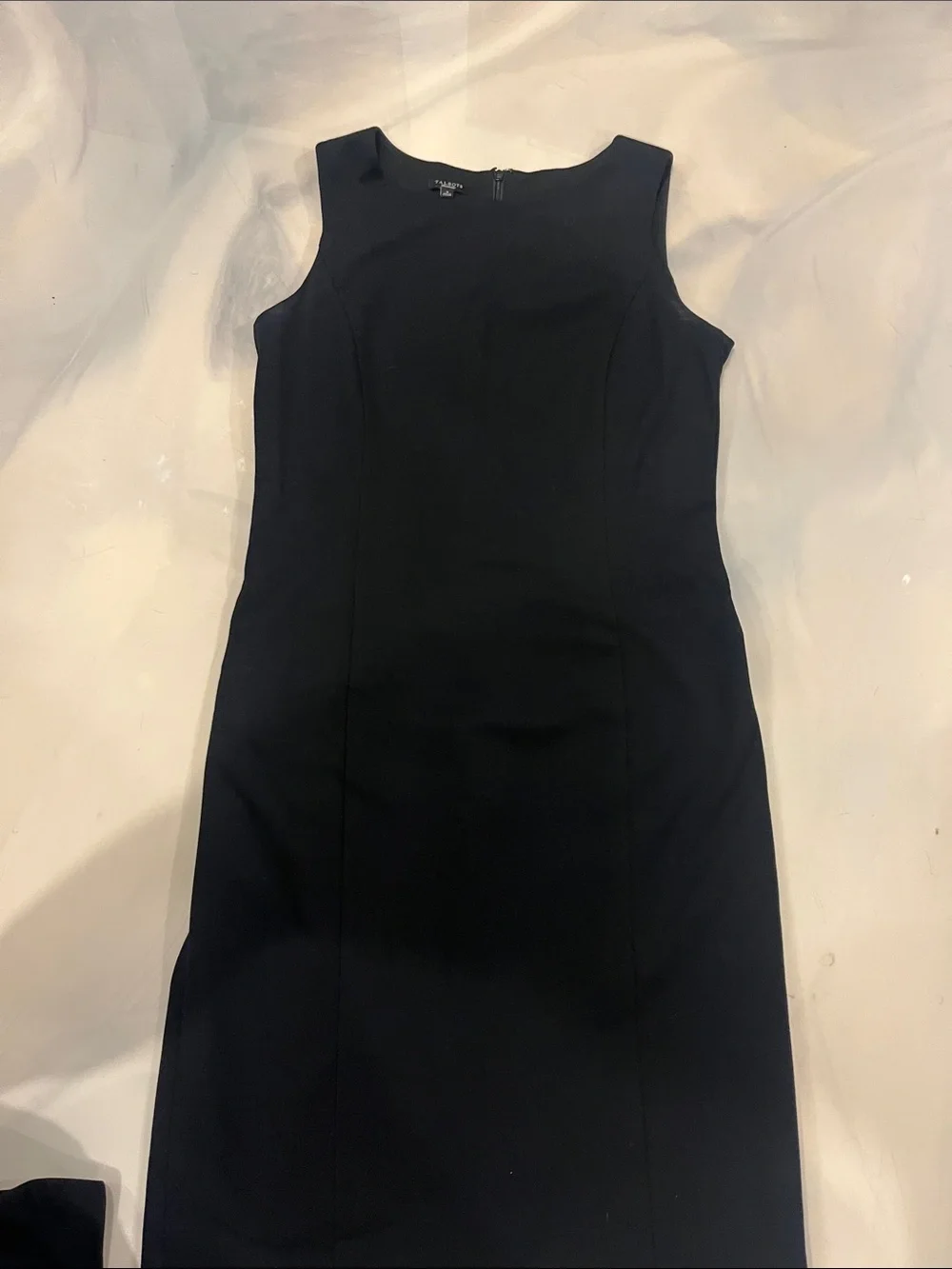 Talbots Black Women's Two-Piece Blazer and pencil dress Set with Printed Lining
